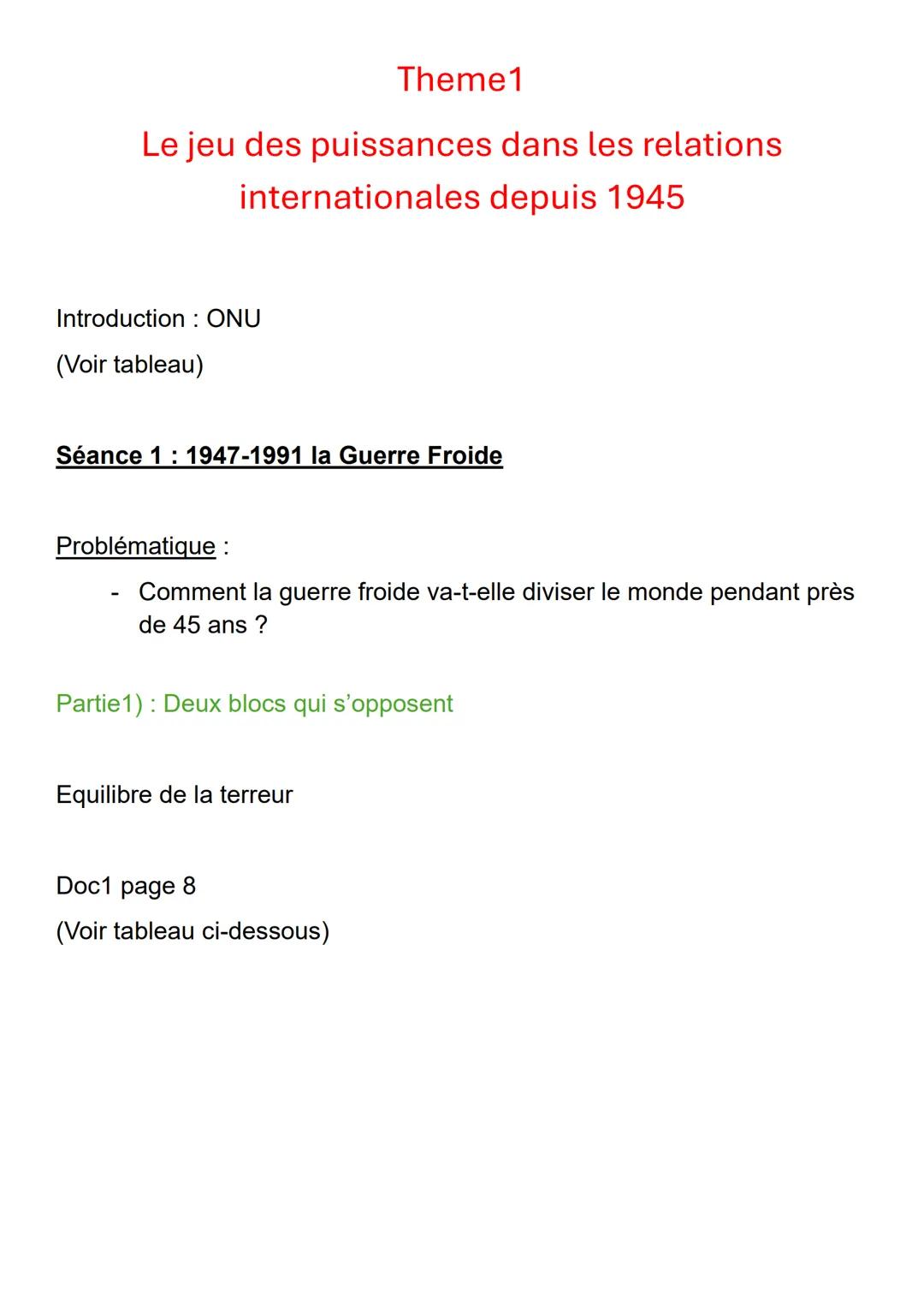 Guerre froid
