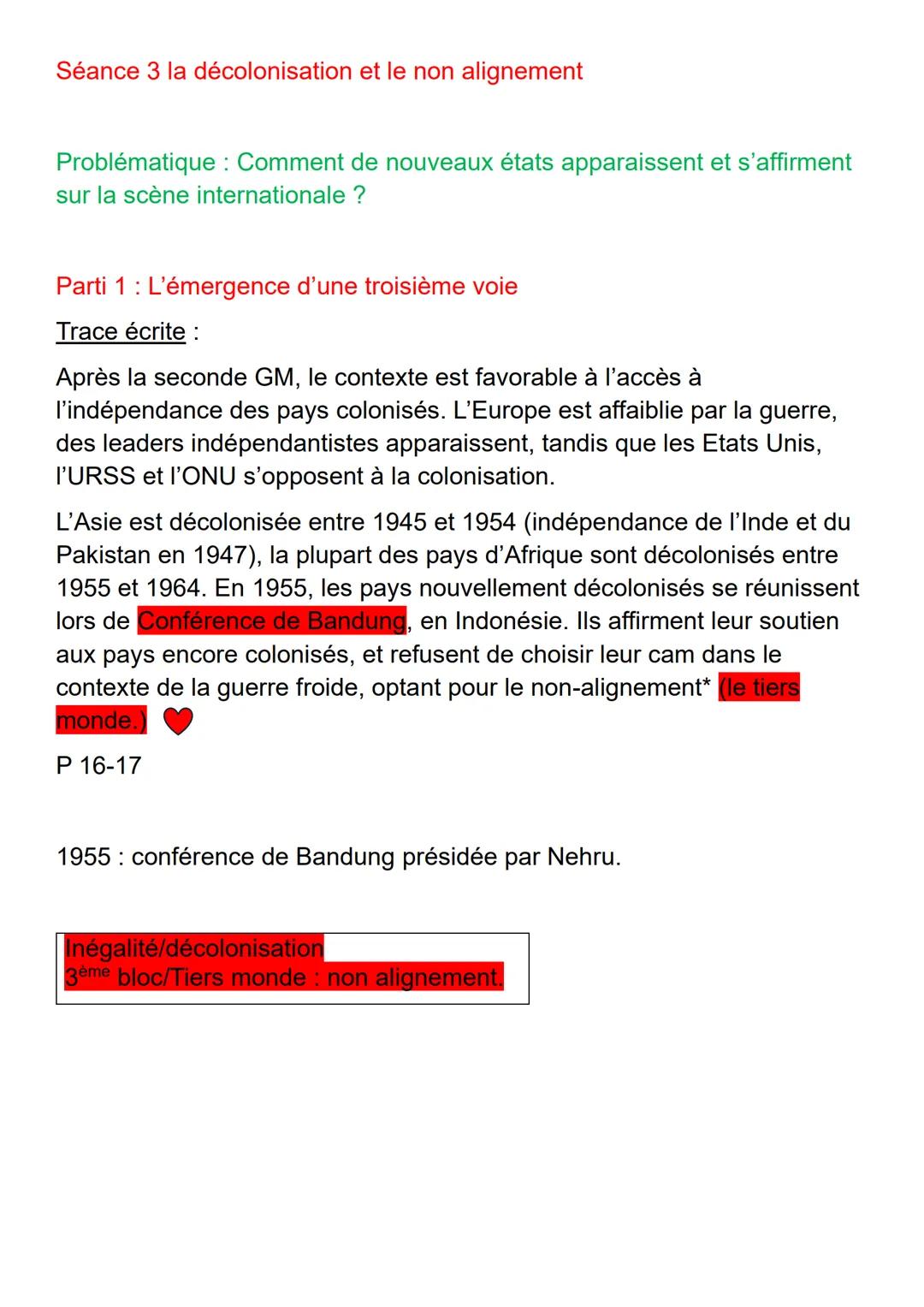 Theme1
Le jeu des puissances dans les relations
internationales depuis 1945
Introduction : ONU
(Voir tableau)
Séance 1 : 1947-1991 la Guerre