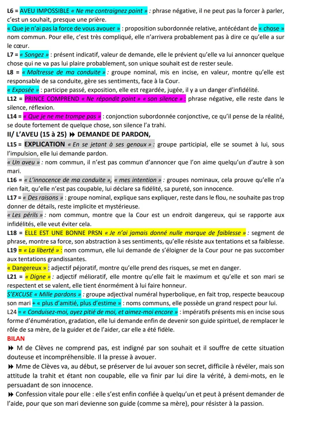 Madame de LAFAYETTE, 1678
Femme de lettre du 17ème siècle
● Ecrivit anonymement des romans
Appartient au mouvements classicisme et préciosit