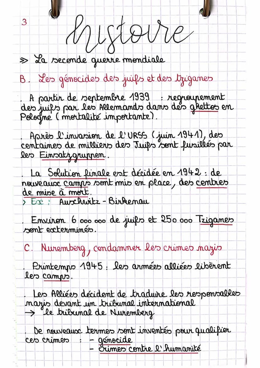 3
» La seconde
Une
A. Une
histoire
guerre mondiale
totale et d'anéantissement
d'anéantissement
guerre
Les affrontements militaires sont d'un