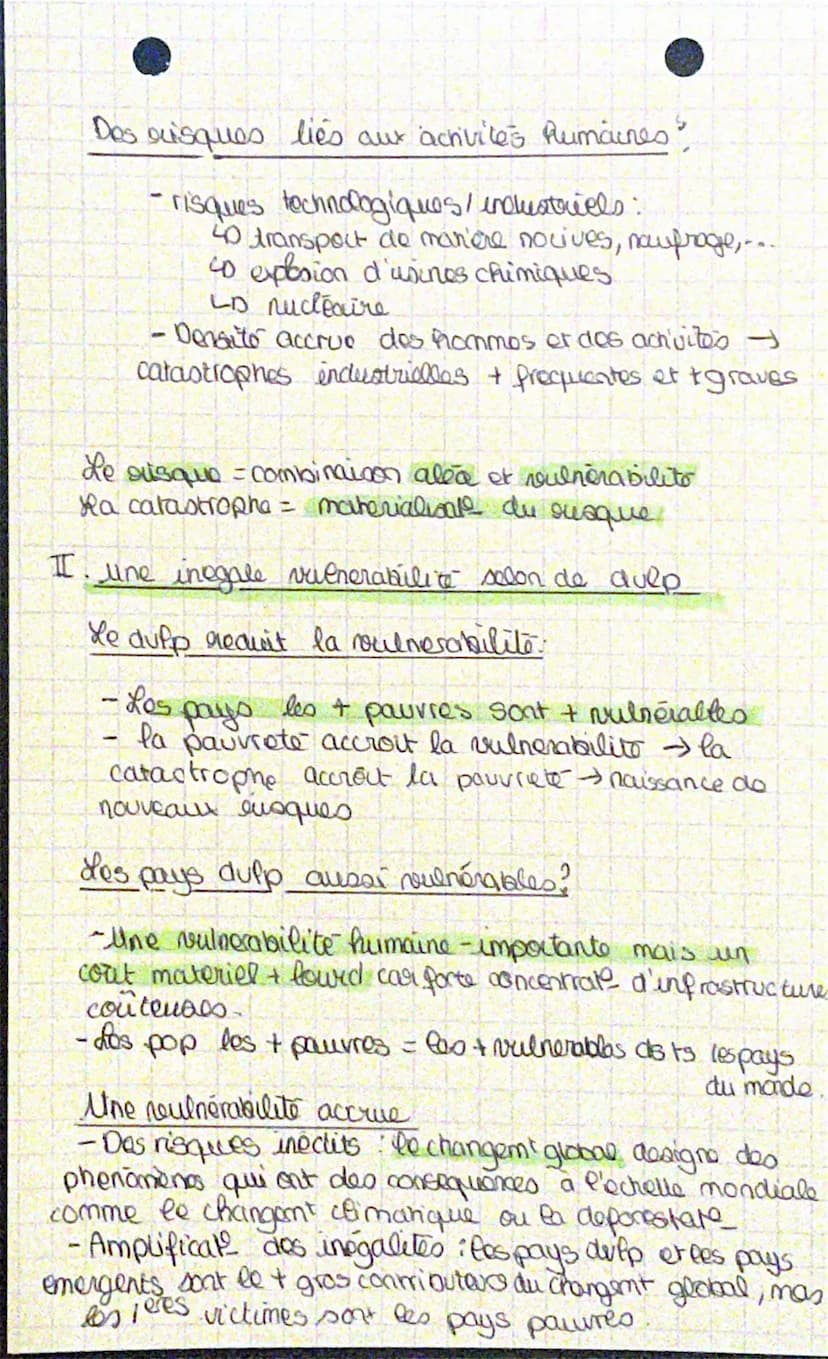 geographie
Les sociétés face
face aux
risques
Definitions
LD Aleo phonomène naturel ou technologique plus
ou moins probable sur un espace co