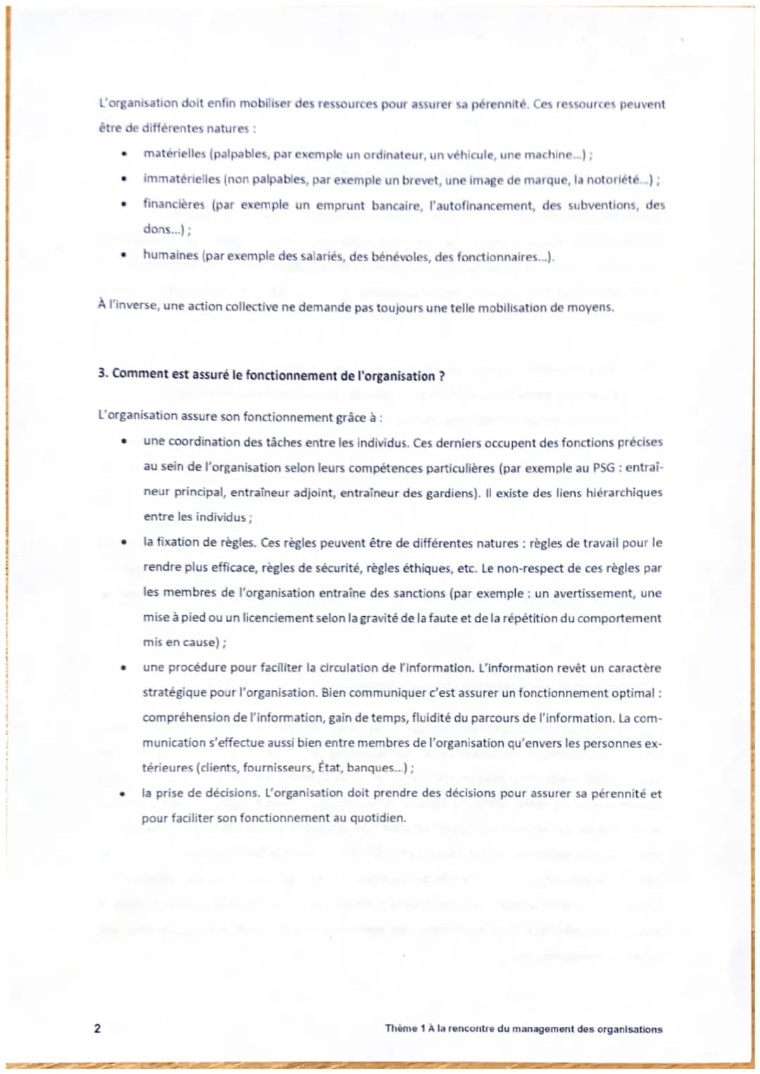 1. Comment distingue-t-on action individuelle et action collective ?
Chapitre 1 : L'organisation de l'action collective
Une action individue