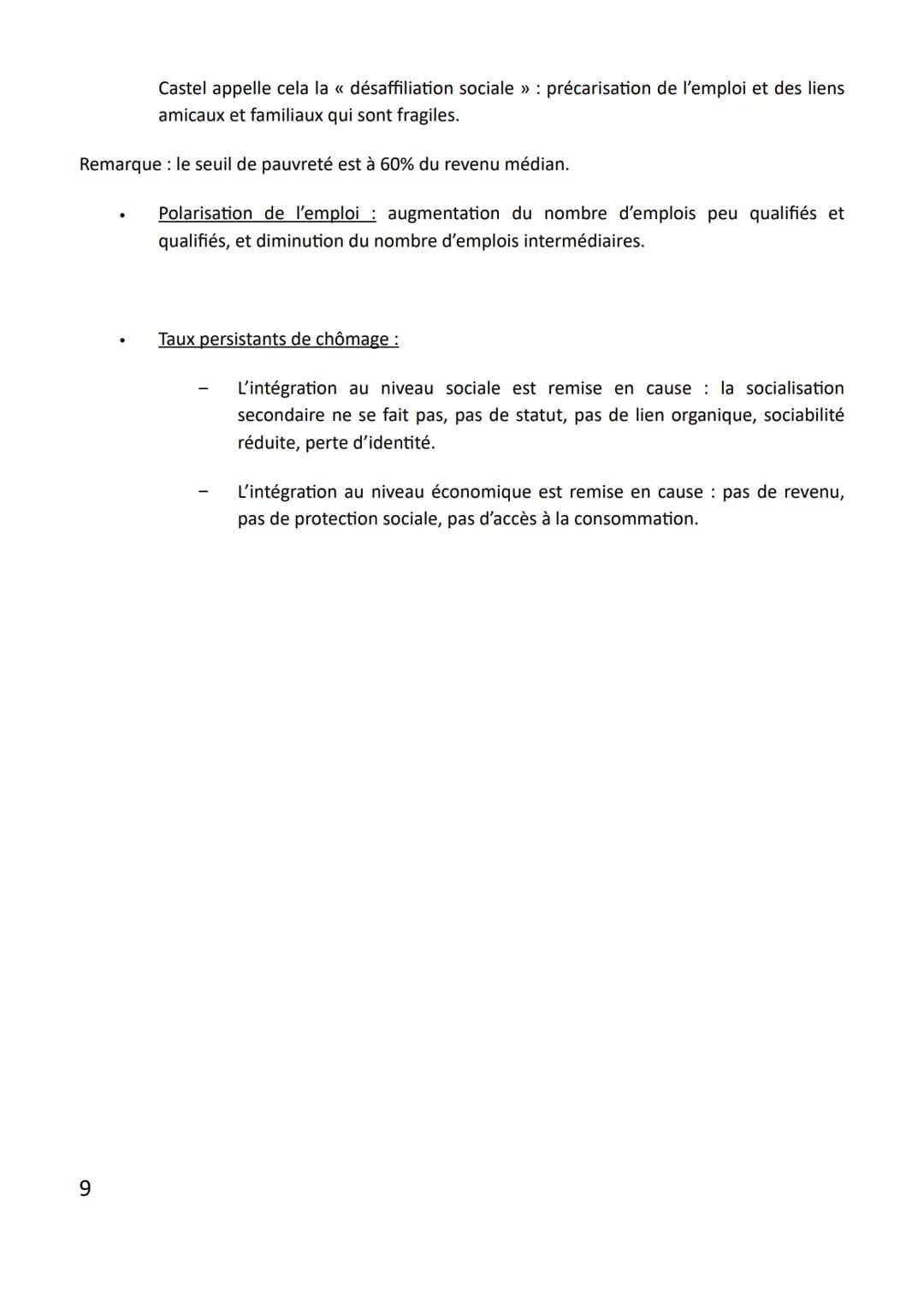 Chapitre 7 : Quelles mutations du travail et de l'emploi ?
Sociologie
Problématique en quoi les mutations du travail ont-elles bouleversées 