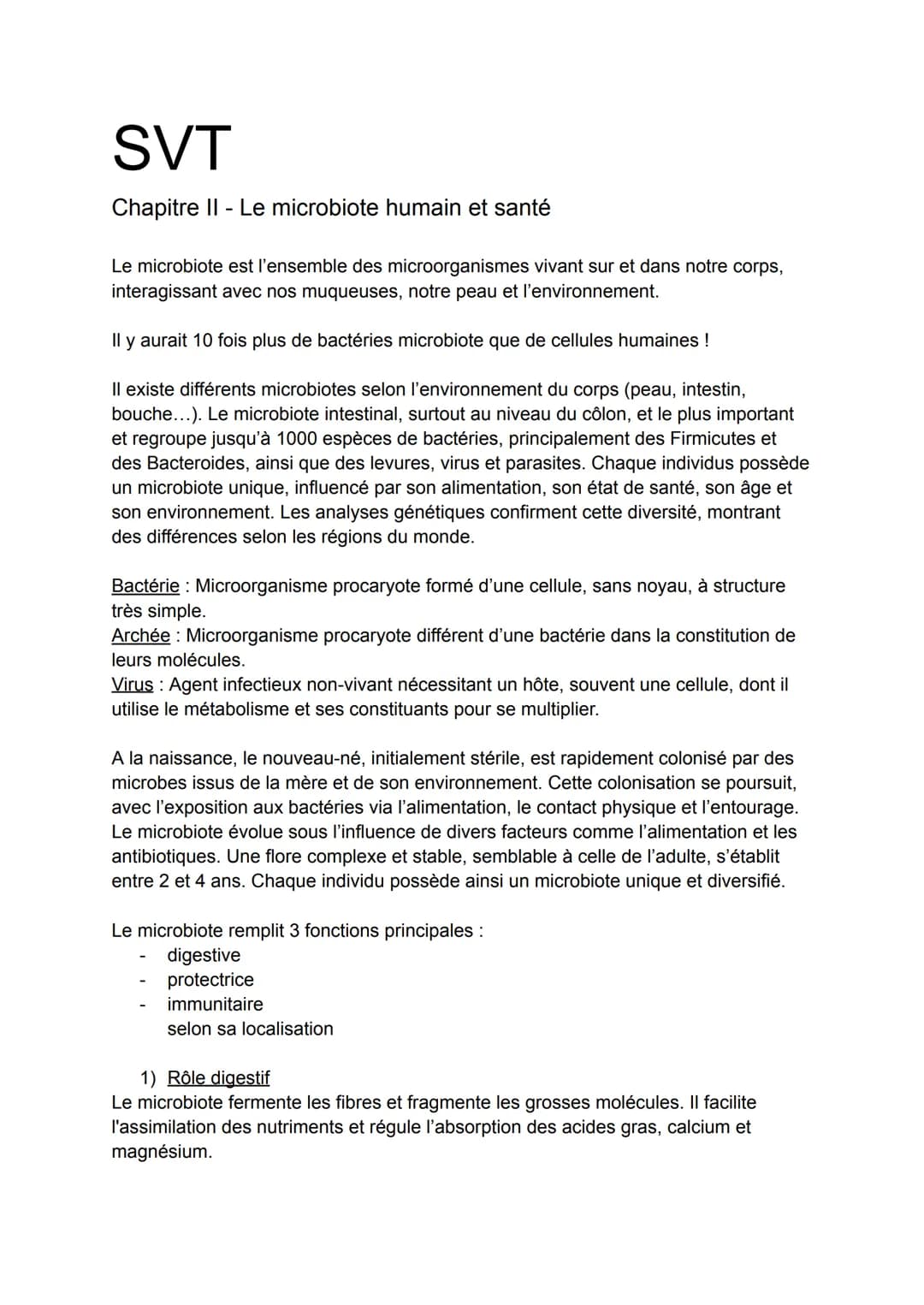 # SVT
Chapitre I - Agents pathogènes et maladies

Les microorganismes, invisibles à l'œil nu, peuvent être bénéfiques ou pathogènes
pour not