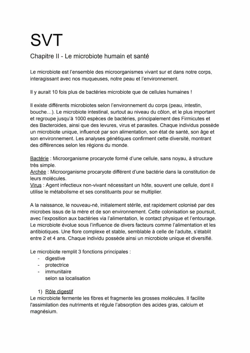 # SVT
Chapitre I - Agents pathogènes et maladies

Les microorganismes, invisibles à l'œil nu, peuvent être bénéfiques ou pathogènes
pour not