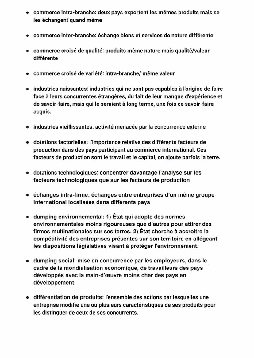 
<p>Le commerce international repose sur plusieurs piliers fondamentaux qui contribuent à une meilleure compréhension de ses mécanismes. Par