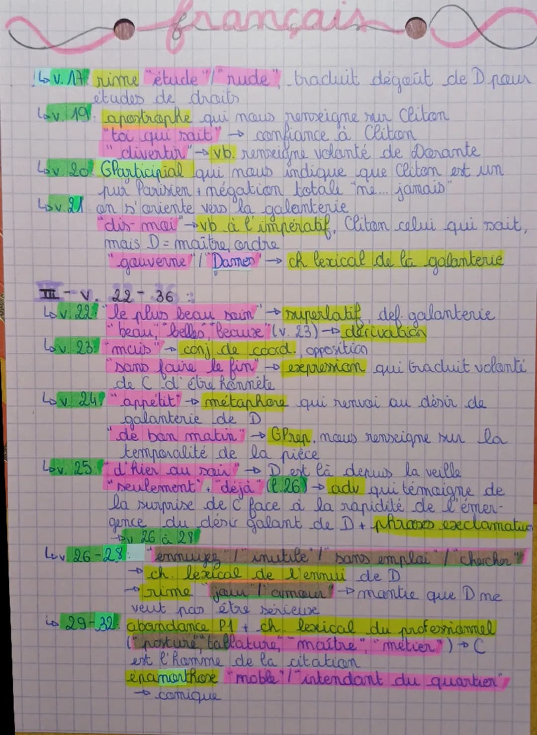 • français
BONDSE LIMEAIRE: SCENE 1,7, LE MENTEUR, CORALE INLE
Introduction:
• XVII mècle genre théâtral se développe au travers
tragédie et