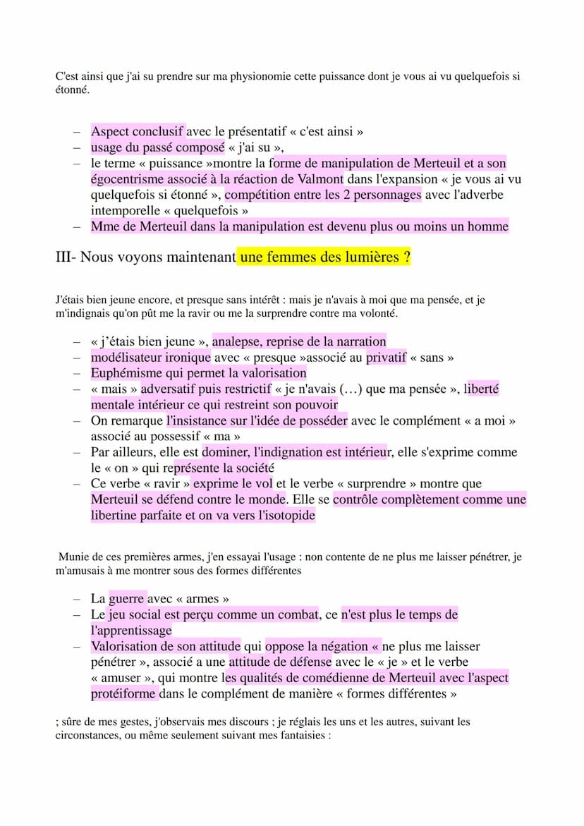 Analyse linéaire
C. de laclos, les liaisons dangereuse, lettre 81
Introduction
•
.
Pierre choderlos de Laclos est un auteur du 18ème siècle,