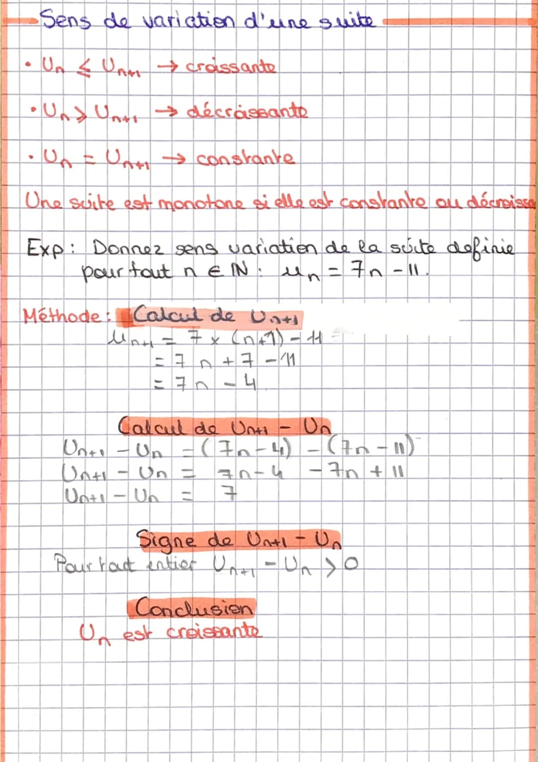 
<p>Les suites sont des séquences de nombres définies selon certaines formules explicites ou des relations de récurrence. Une suite est dite