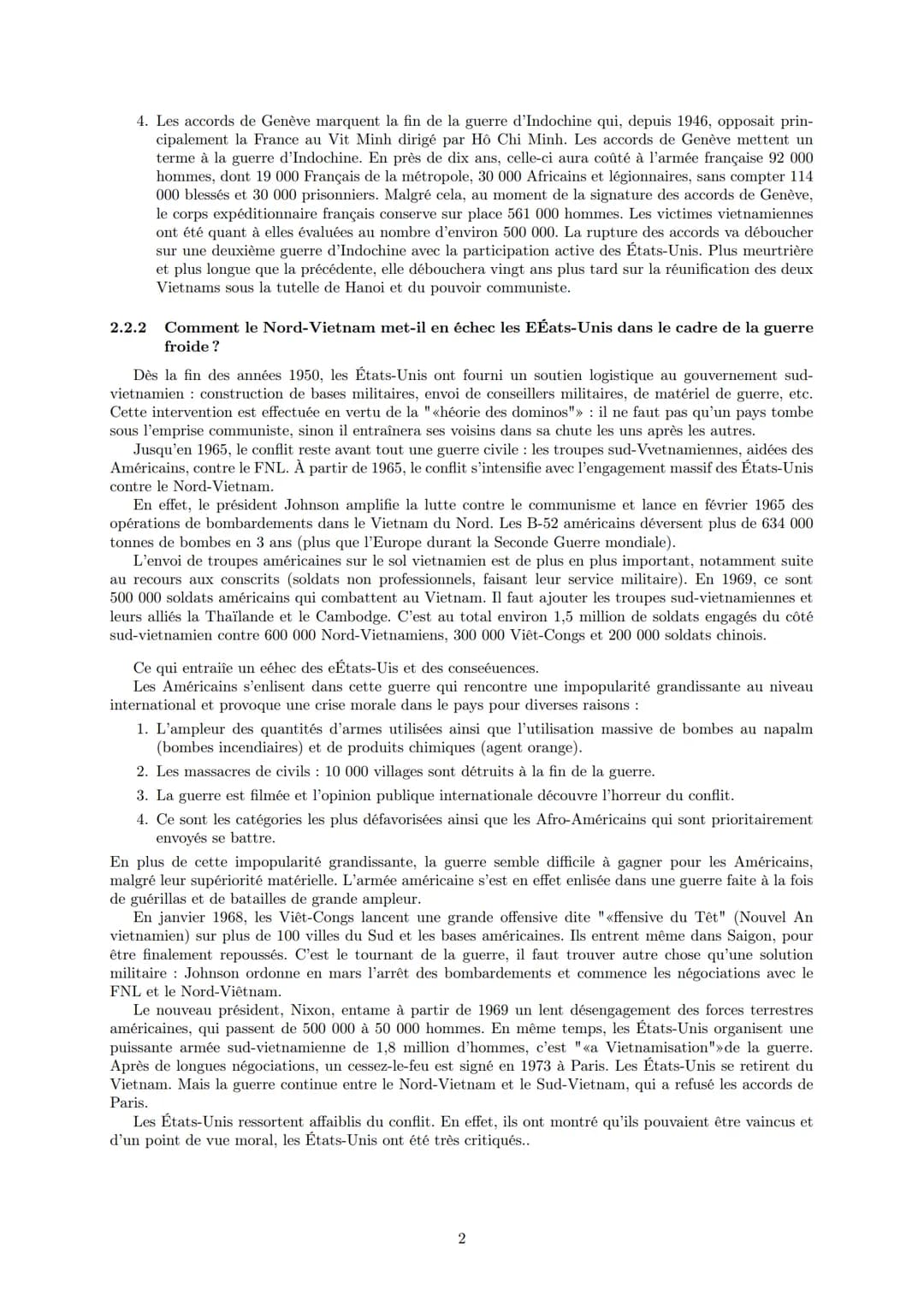 LYCEE GENERAL ET TECHNOLOGIQUE LA BRUYERE
Une nouvelle donne géopolitique :
bipolarisation et émergence du tiers- monde
31 janvier 2022
AFFI