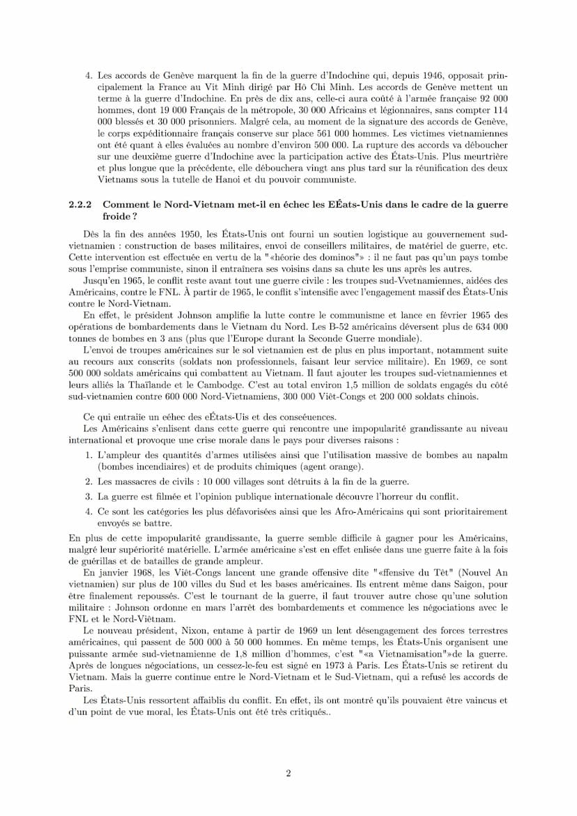 LYCEE GENERAL ET TECHNOLOGIQUE LA BRUYERE
Une nouvelle donne géopolitique :
bipolarisation et émergence du tiers- monde
31 janvier 2022
AFFI