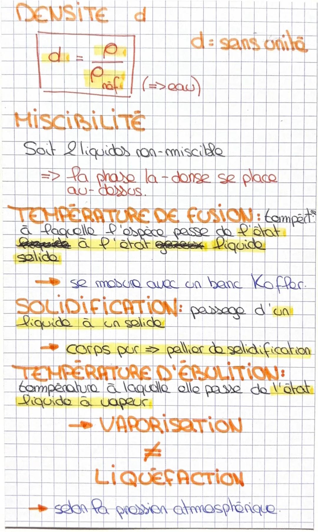 Chap 4
La matière qui nous
ontoure
Corps pur = est composé d'une seule espèce
chimique (atomes, molécules
ou ions)
MELANGE = plusieurs espèc