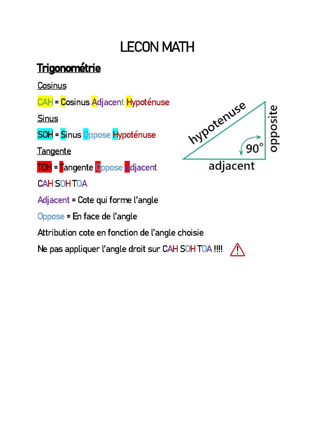 Trigonometrie 
