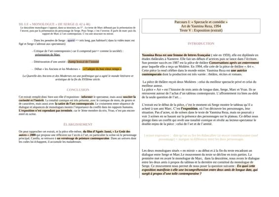 Know Lecture linéaire, "Art", Exposition (extrait) thumbnail
