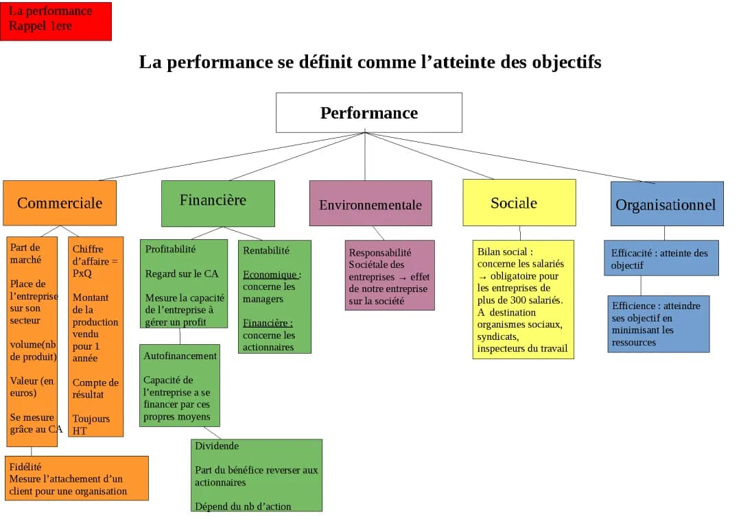 Les performances du Management 