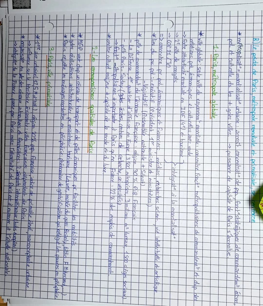 TTTTTT
Intra
*85% des Français habitent dans les villes (65% en centre-ville)
*2 maram's d´ ubanisations
les rev. industrielles au XIX's (du