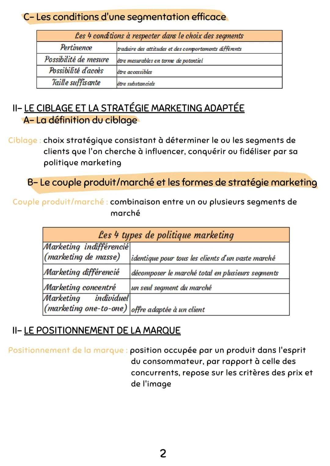 Chapitre 1-
Analyser les choix
possibles de l'offre
Terminale STMG
Marketing
I-SEGMENTATION DU MARCHÉ
• organisation à modèle économique axé