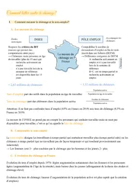 Know Comment lutter contre le chômage? - Fiche BAC thumbnail