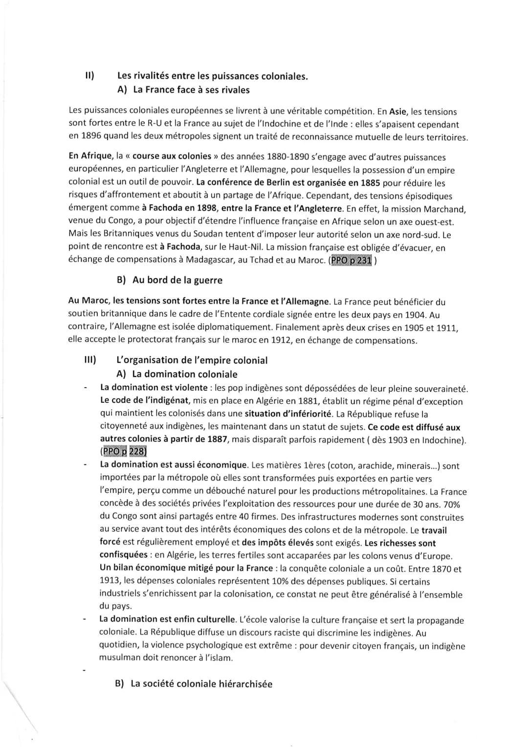SÉQUENCE 3 : MÉTROPOLES ET COLONIES (1870-1914)
Introduction :
A la veille de la 1ère Guerre mondiale, la France dispose d'un vaste empire c
