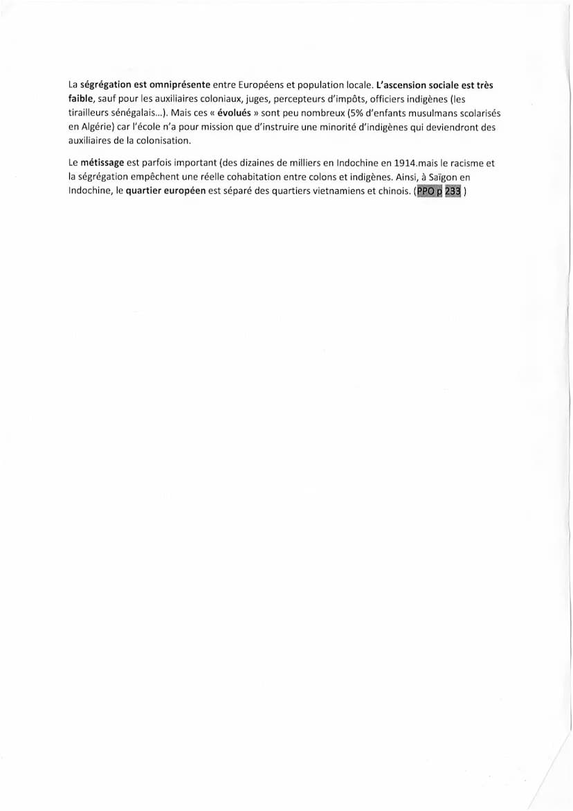 SÉQUENCE 3 : MÉTROPOLES ET COLONIES (1870-1914)
Introduction :
A la veille de la 1ère Guerre mondiale, la France dispose d'un vaste empire c