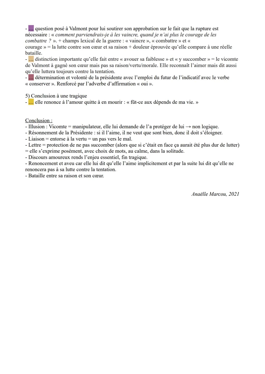 CHODERLOS DE LACLOS, LES LIAISONS DANGEREUSES, « Je vous conjure donc » à
<< fût-ce aux dépends de ma vie ».
« Je vous conjure donc, au nom 