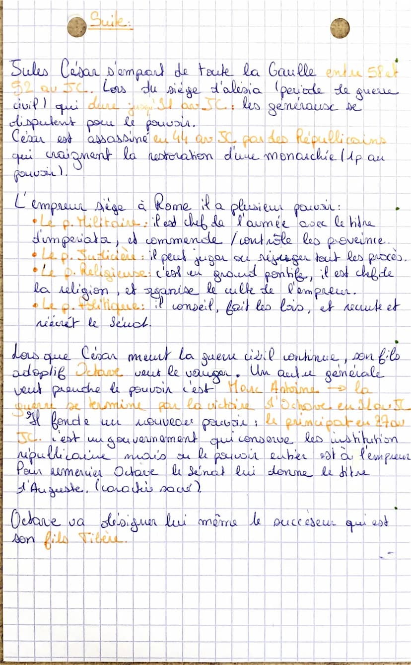 Histoire: chap ROME.
Définitions.
• Une Republique, est un état sans Roi dans lequel la.
population ou une partie de celle-ci détient le
pol