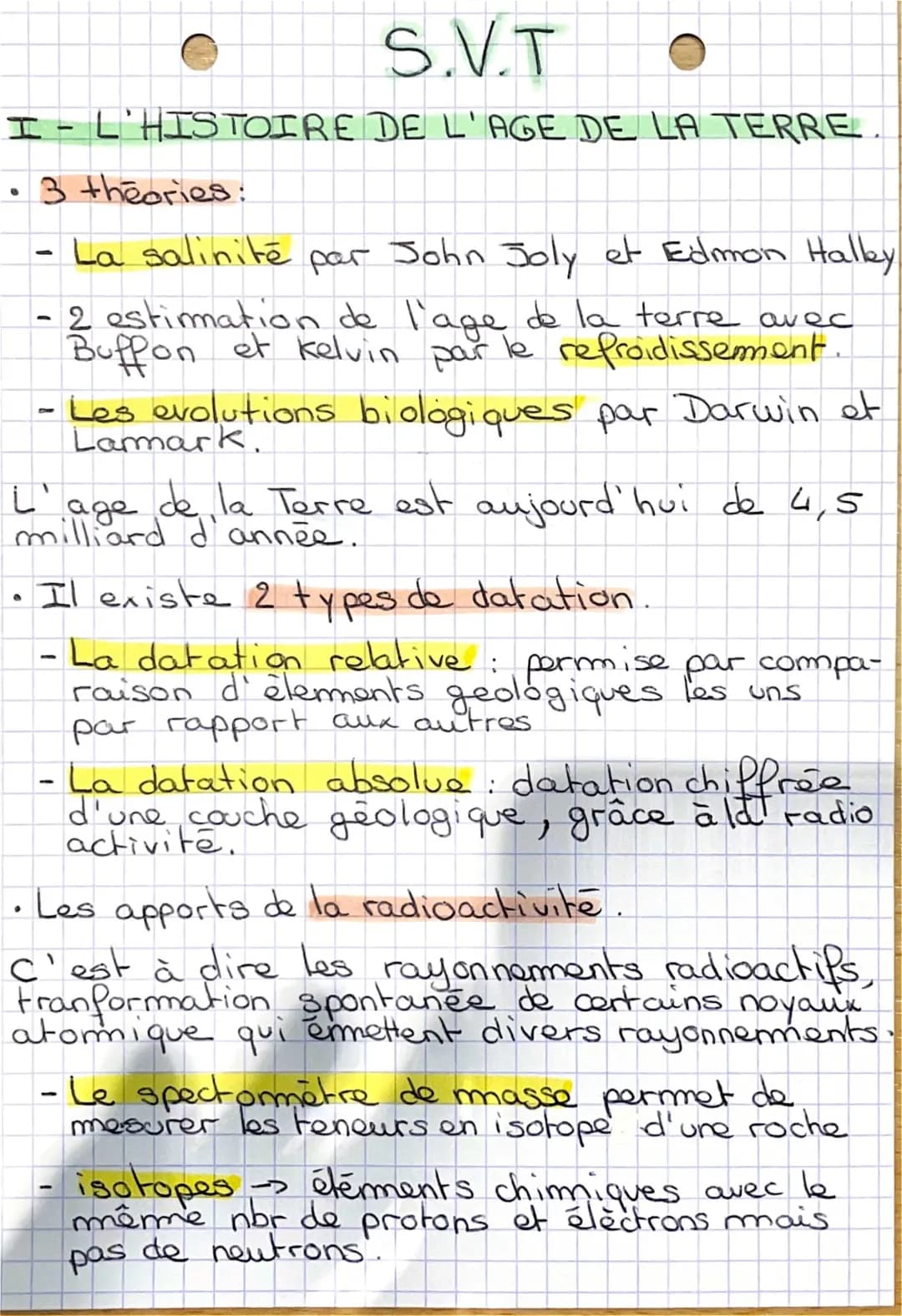 Comprendre la théorie de la salinité de John Joly et le géochronomètre avec les isotopes