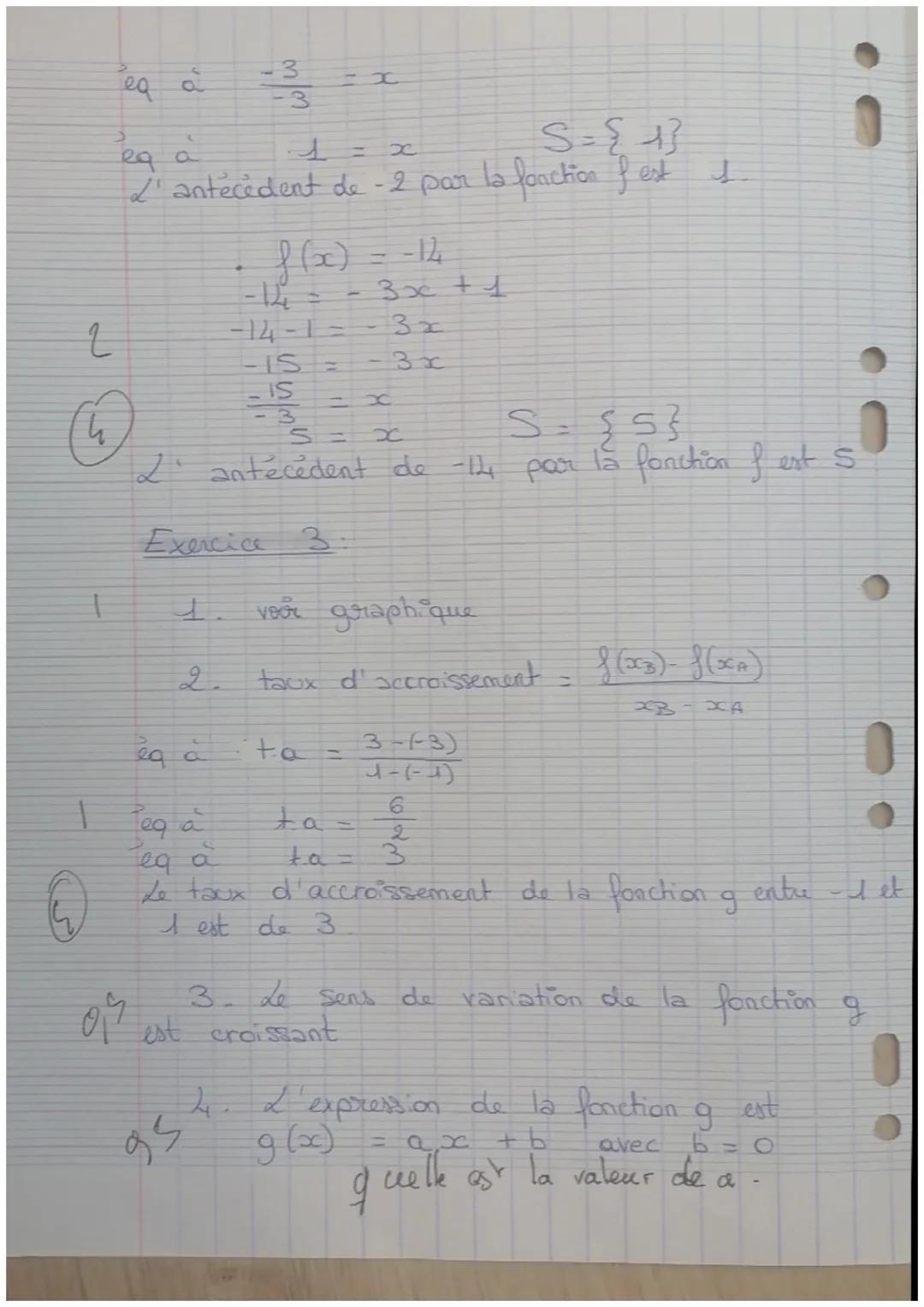 S
125
Exercice
2.
D'encredi
45.
novembre
Mathematiques
I de sens
93 decroissant
+
de variation de la fonction f est
2. L'expression de la fo