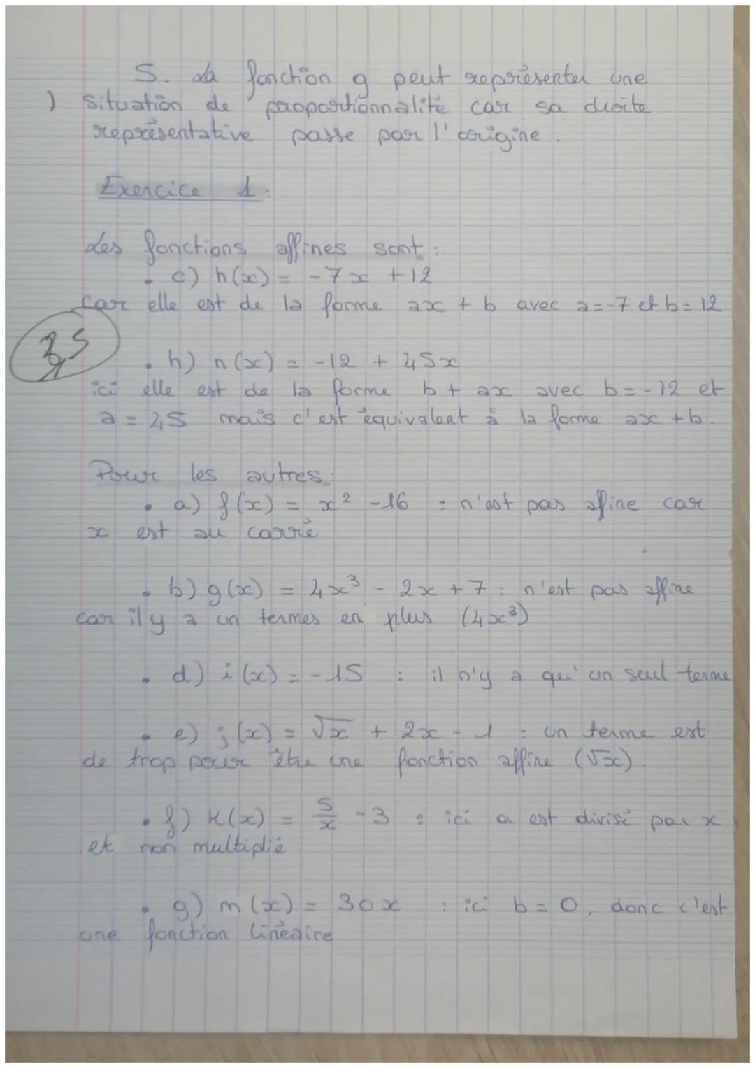 S
125
Exercice
2.
D'encredi
45.
novembre
Mathematiques
I de sens
93 decroissant
+
de variation de la fonction f est
2. L'expression de la fo