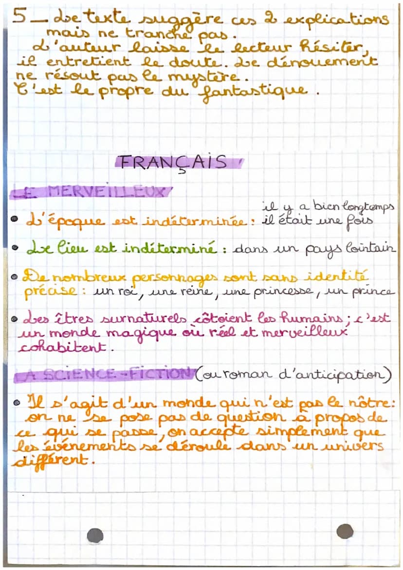 LE FANTASTIQUE
:
1- Le récit fantastique est le plus
souvent mené à la 11
le narrateur raconte une histoire insolite
personne,
qu'il a lui-m
