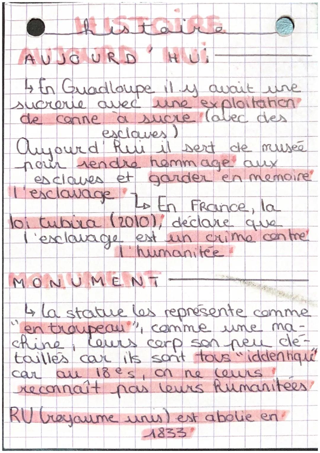 his FaRRE
ESCLAVAGE
i wage.
pro-esclavagiste → se sont des
personnages qui veulent garder
car c'est de la
car
main & ceuvre gratuite
↳ Touss