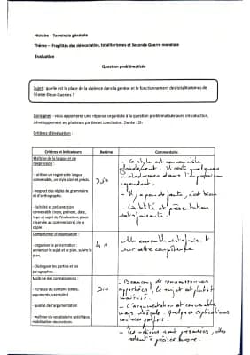 Know Quelle est la place de la violence dans la génèse et le fonctionnement des totalitarismes de l'entre 2 guerres ? thumbnail