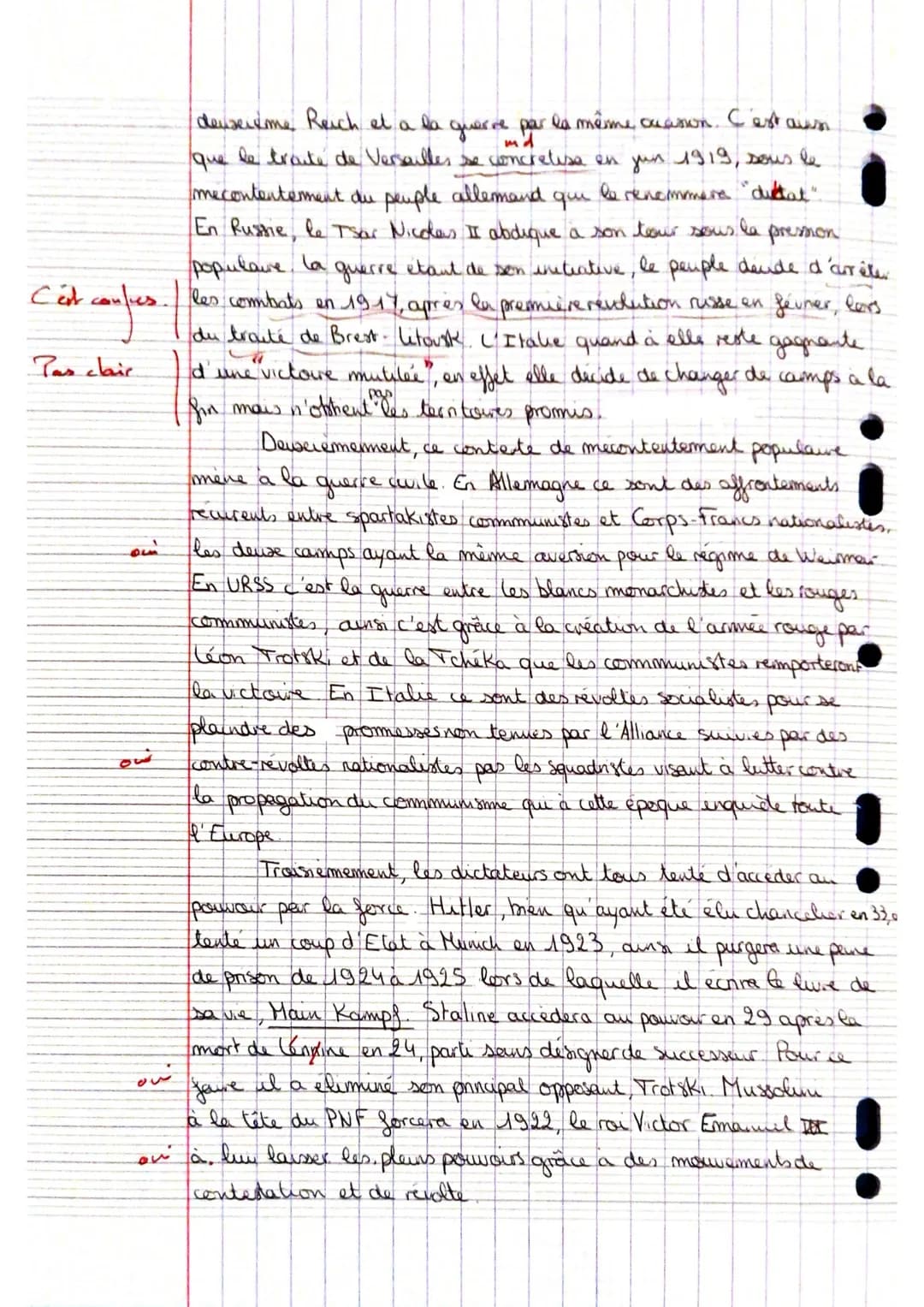 Histoire - Terminale générale
Thème Fragilités des démocraties, totalitarismes et Seconde Guerre mondiale
Evaluation
Sujet : quelle est la p