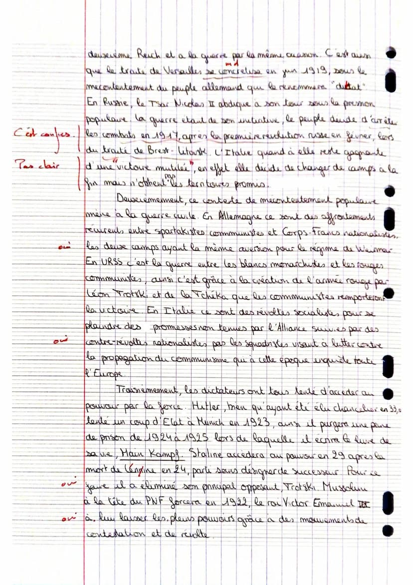 Histoire - Terminale générale
Thème Fragilités des démocraties, totalitarismes et Seconde Guerre mondiale
Evaluation
Sujet : quelle est la p