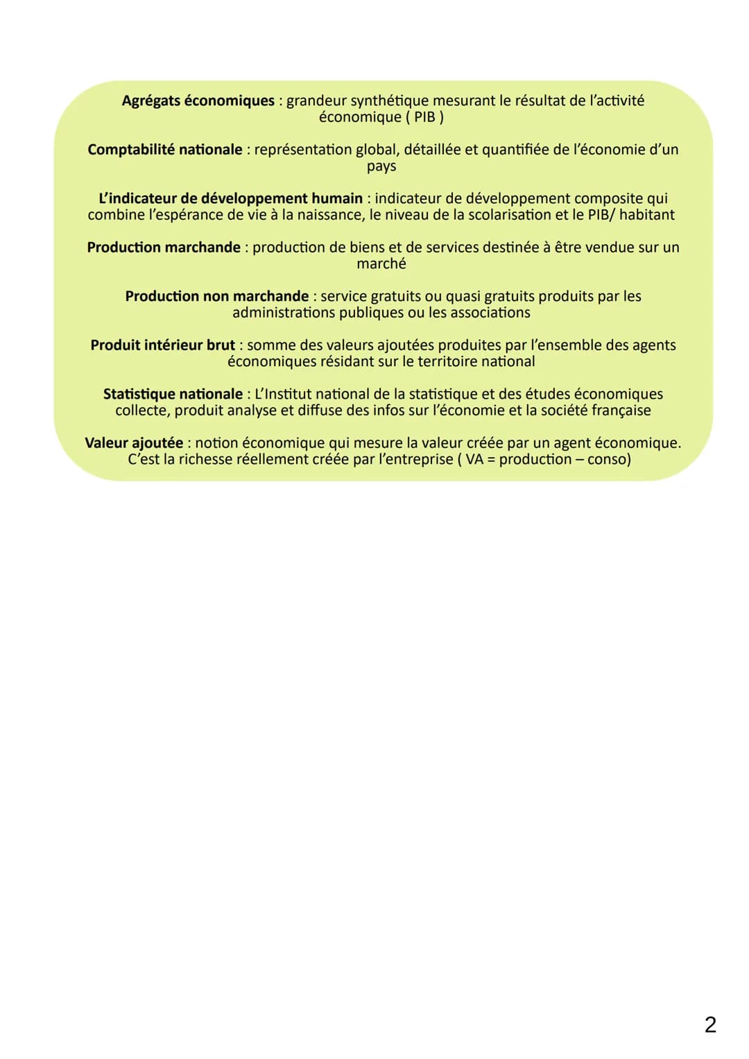 THEME 2
CHAP 5
LIMAUX Oriane
La mesure de la production et ses prolongements
Au niveau d'une entreprise
(niveau microéconomique)
Valeur ajou