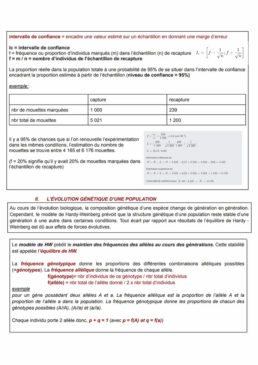 ES SVT - la biodiversité et son évolution
1.
L'ESTIMATION DE LA BIODIVERSITÉ
Ces méthodes permettent d'estimer la richesse spécifique (nombr