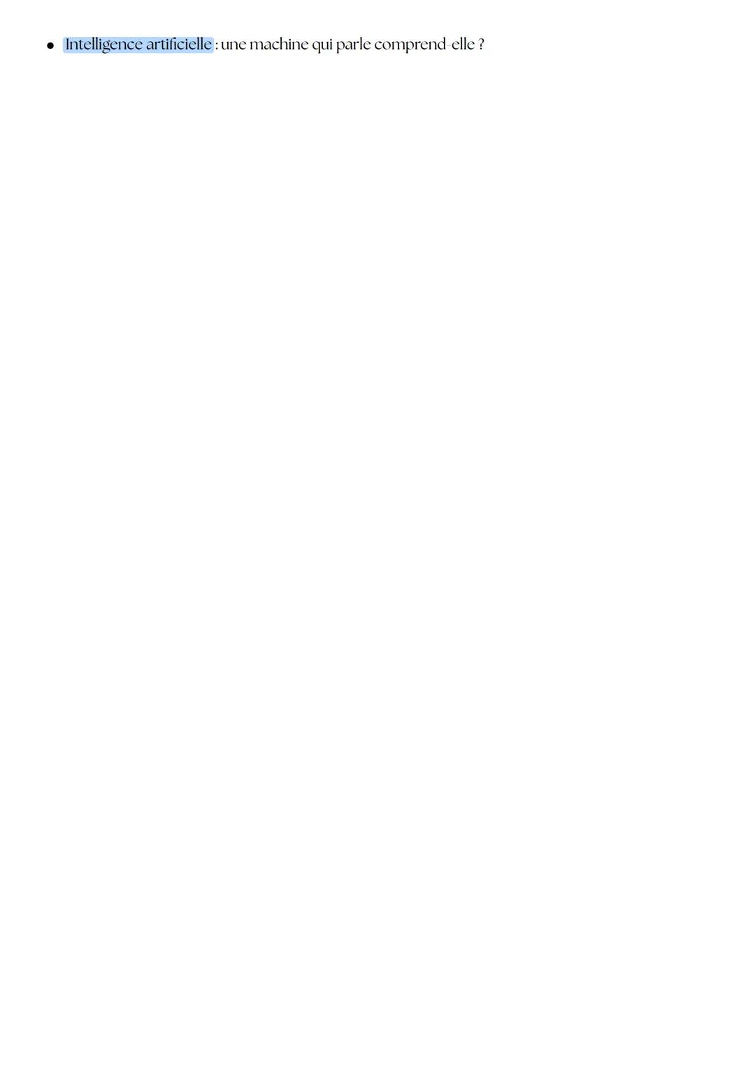 Langage
• système de signes permettant la communication, mais aussi l'expression de la pensée, la
transmission du savoir et la création de l