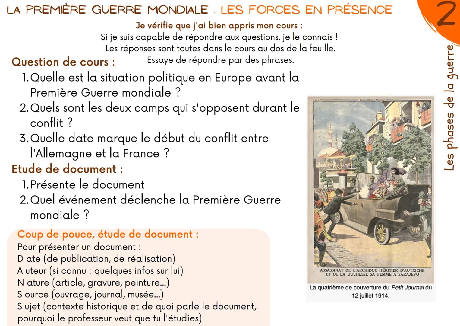 LA PREMIÈRE GUERRE MONDIALE
introduction
INTRODUCTION
selon les historiens : le monde entre dans le 20e siècle à partir de la Première guerr