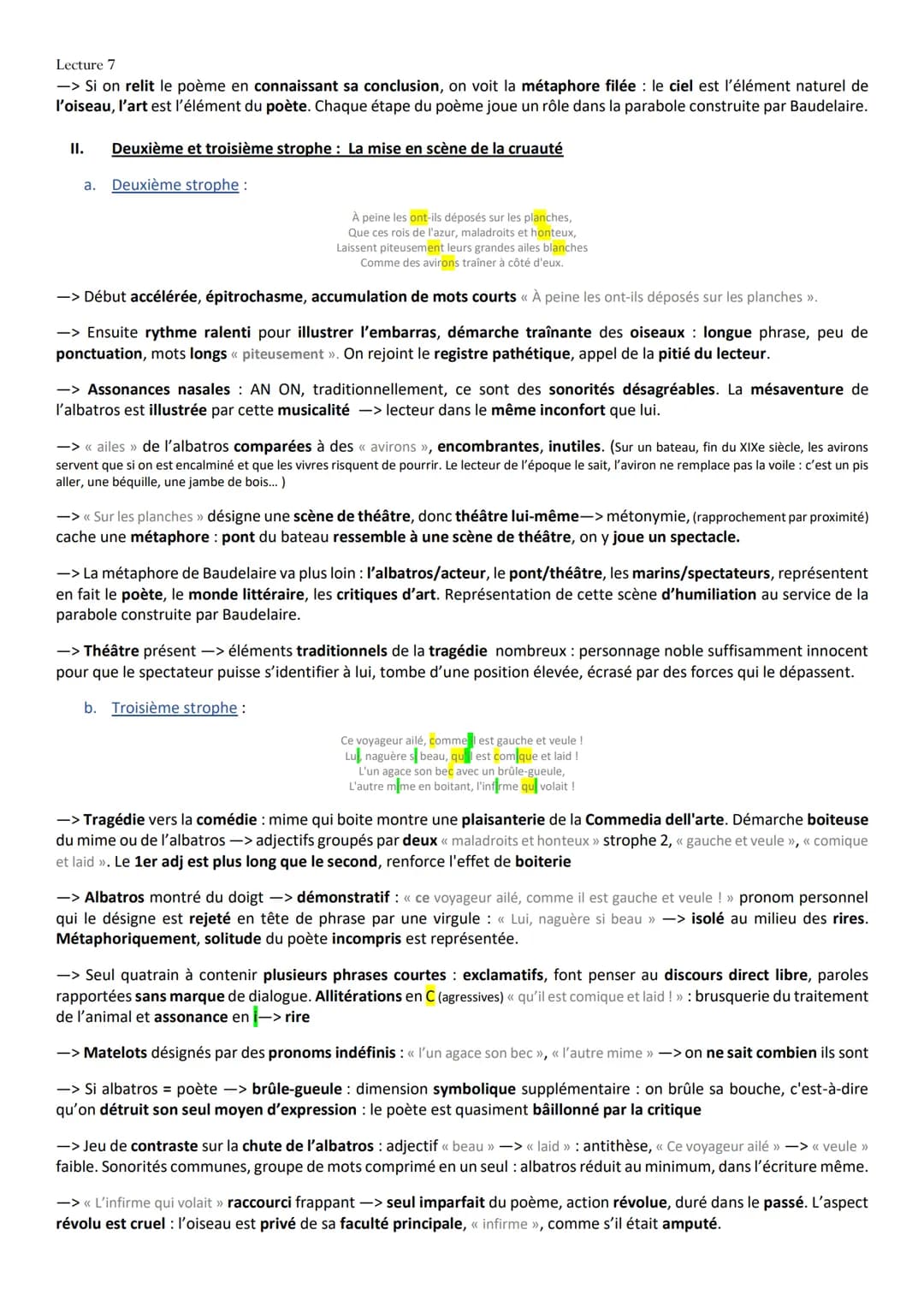 Lecture 7
Intro :
L'ALBATROS CHARLES BAUDELAIRE
➜ Tout sur Charles Baudelaire :
-> Charles Baudelaire est un poète symboliste, critique d'ar