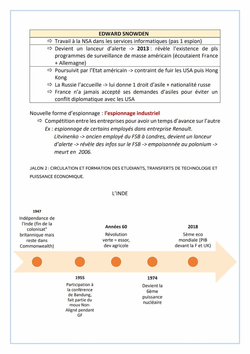 LA CONNAISSANCE, ENJEU POLITIQUE ET GEOPOLITIQUE
JALON 1: LE RENSEIGNEMENT AU SERVICE DES ETATS
AXE 2
RENSEIGNEMENT(S)
Les connaissances con