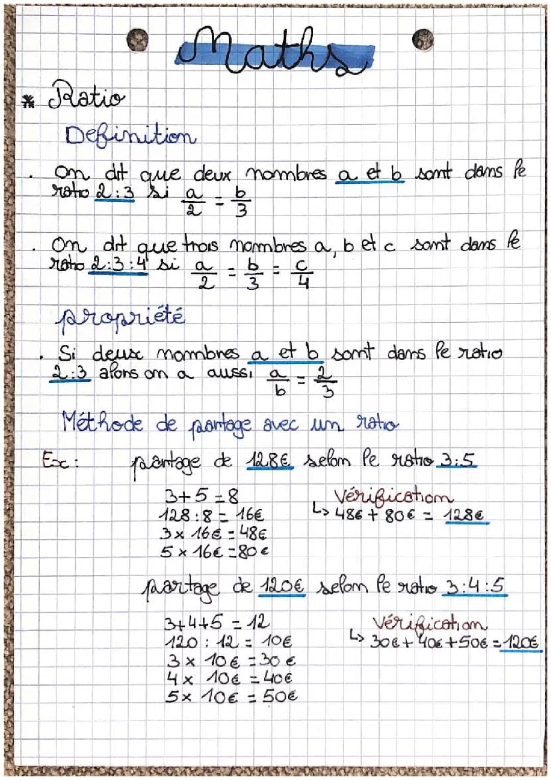Les ratio 