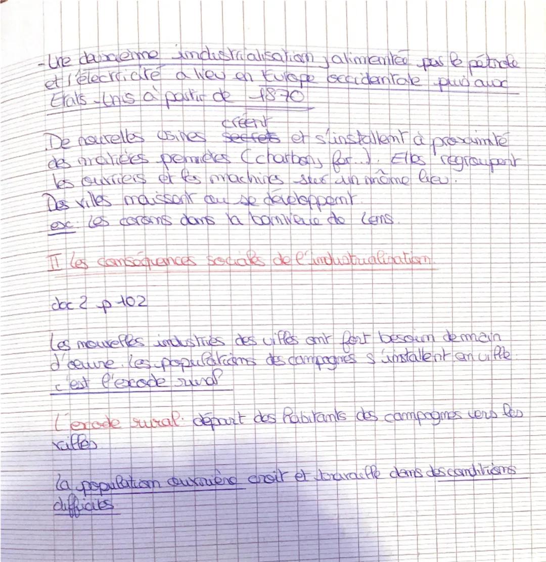 # HY. Lundustrialation de l'Ecape au XIX sede

Cominent landsbualisation craierese -t-elle vas broucks de
on Exope an Xixe siendo

I De mouv