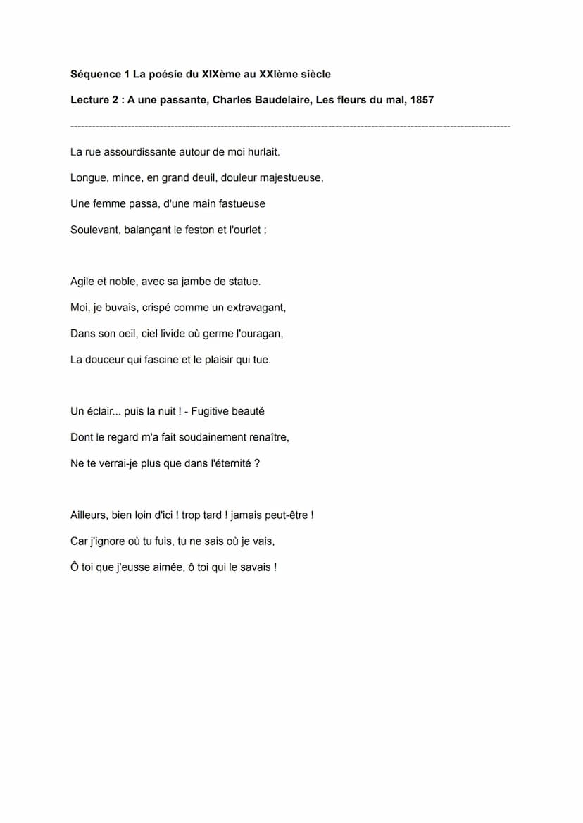 Charles Baudelaire est l'un des poètes majeurs du XIXe siècle. Il vit une enfance compliquée,
notamment à cause du décès de son père. Il con
