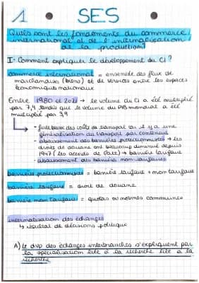 Know Quels sont les fondements du commerce international et de l’internalisation de la production ?  thumbnail