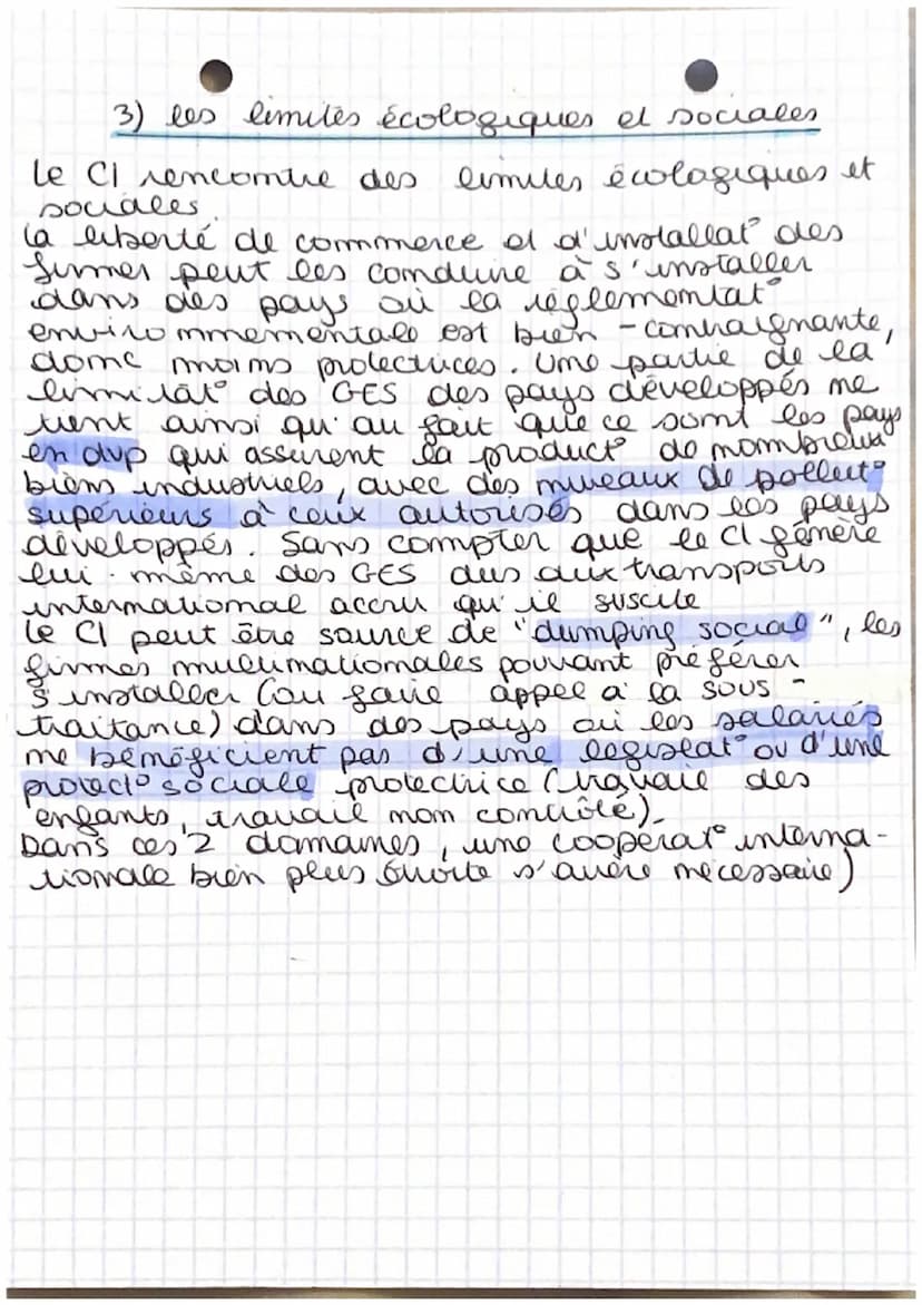 A
SES
Quels sont les fondements du commerce
international et de l'intermalisation
de la production?
I- Comment expliquer le développement du
