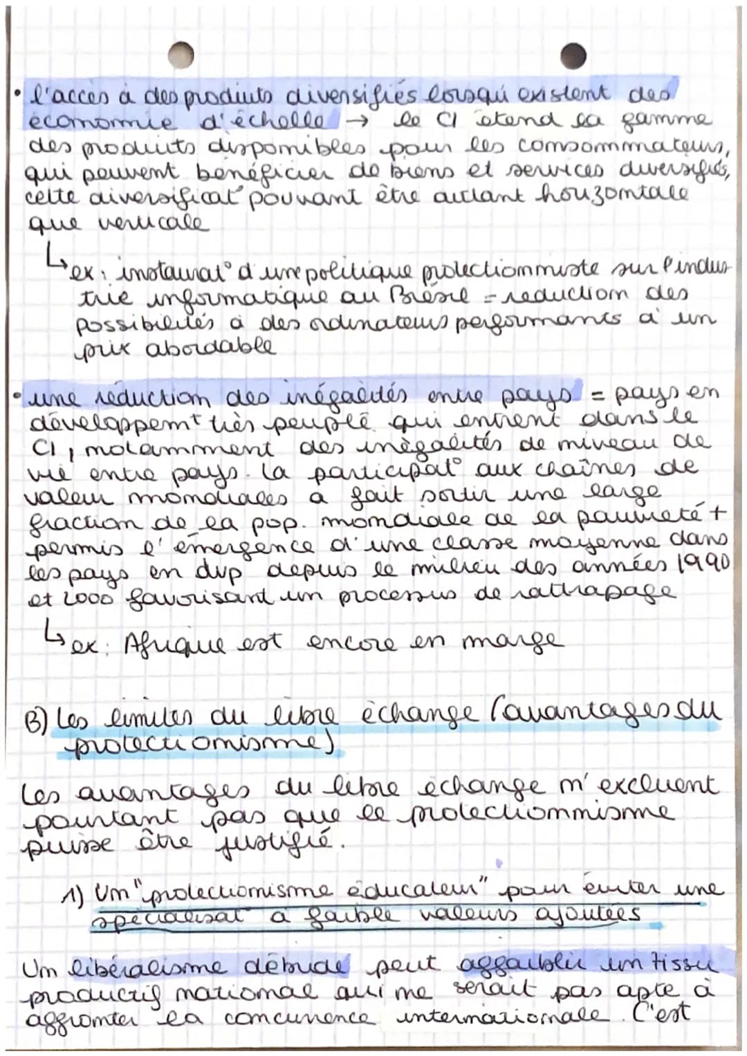 A
SES
Quels sont les fondements du commerce
international et de l'intermalisation
de la production?
I- Comment expliquer le développement du