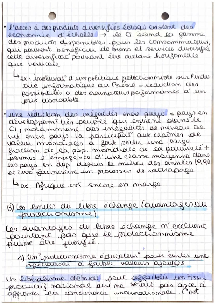 A
SES
Quels sont les fondements du commerce
international et de l'intermalisation
de la production?
I- Comment expliquer le développement du