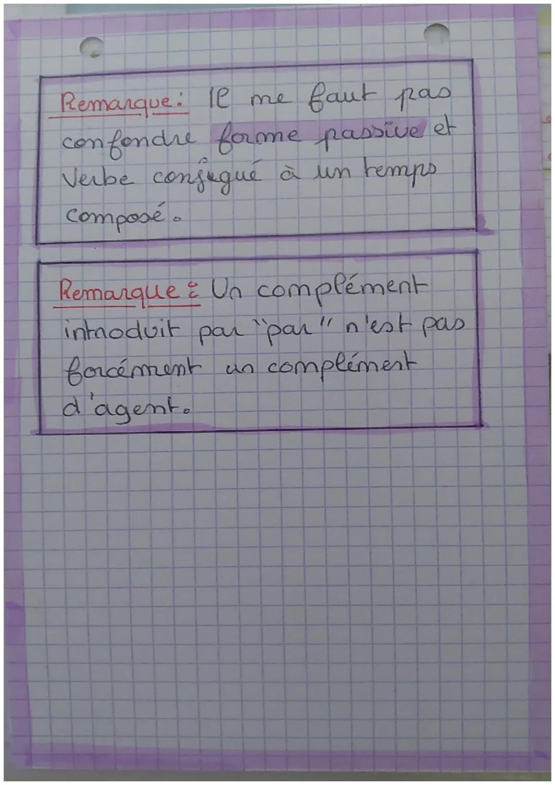 Noino Active
et
Vaioc Passive
Vožac Active:
Sujet fait
l'action
Voisa passive!
Sujet subit
l'action.
Souvent, présence d'un
complément d'age