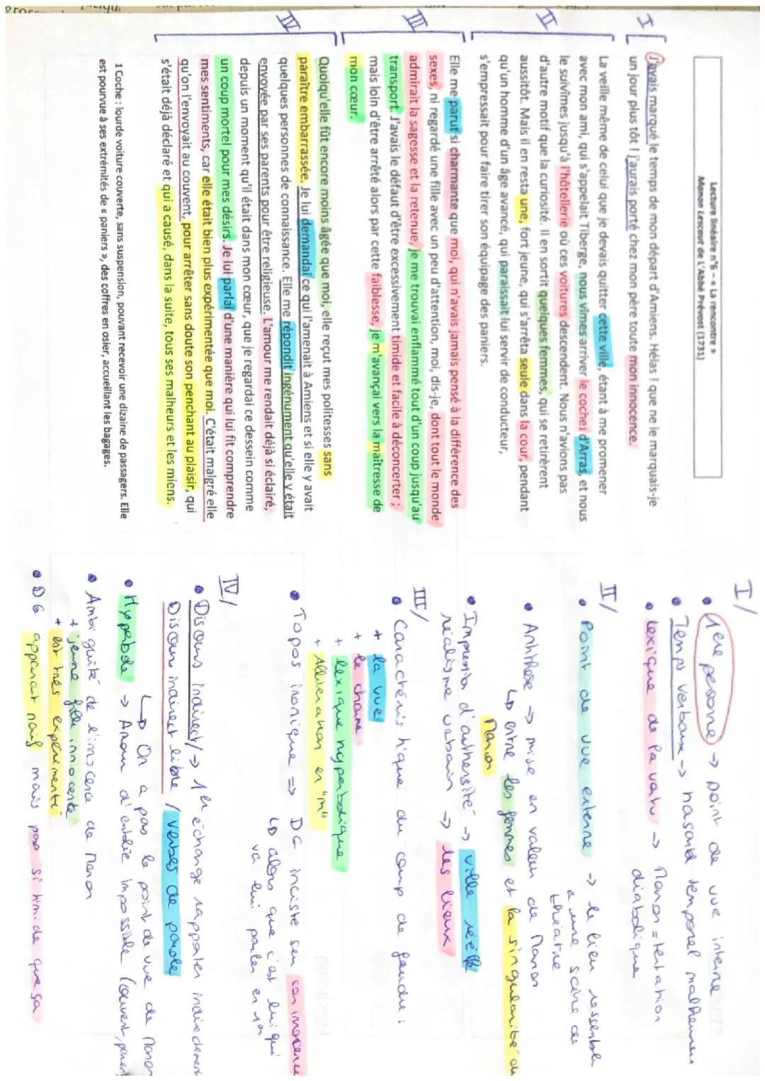 [Lecture linéairen's La rencontre
Manon Lescout de L'Abbé Prévost (1731)

J'avais marqué le temps de mon départ d'Amiens. Hélas I que ne le 