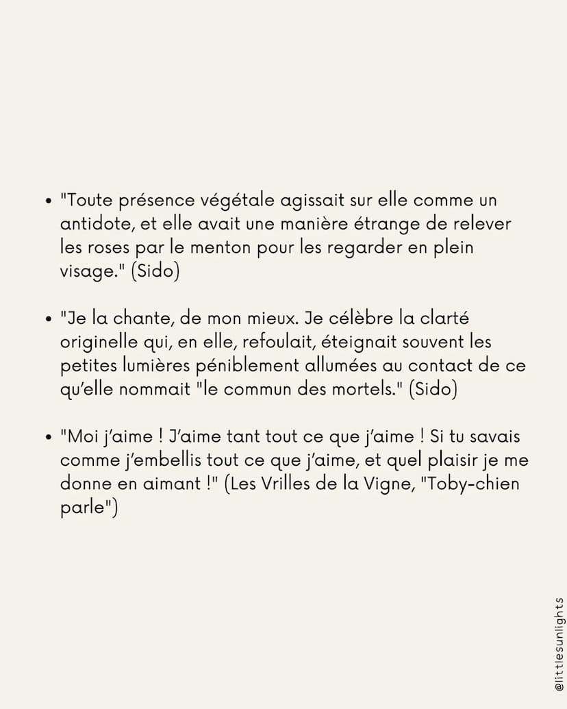 1 Présentation de l'œuvre
2
2
Sido (1930) ou Les Vrilles de la Vigne (1908)
2 ouvrages indépendants
Écrit par Colette
Sido : Roman autobiogr